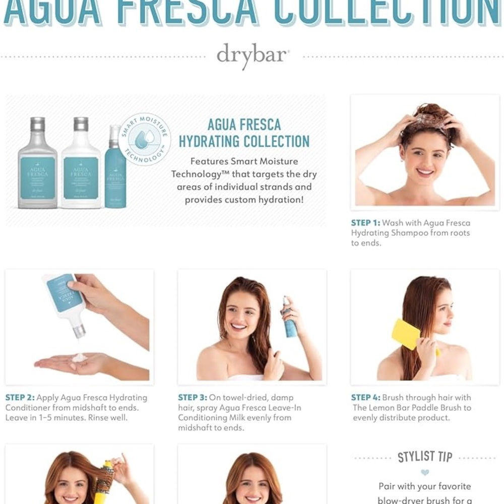 Drybar Agua Fresca Hydrating Shampoo | Full Size | 8.5 oz - Picture 8 of 10